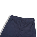 Pantalones de cuero cromado negro