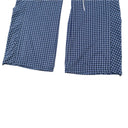 Pantalones de cuero cromado negro