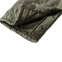 Pantalones de cuero cromado negro