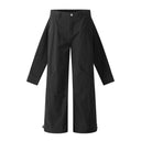 Pantalones holgados con pliegues