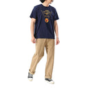 Pantalones de cuero cromado negro