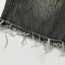 Anime Washed Denim Shorts