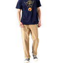 Pantalones de cuero cromado negro