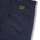 Pantalones de cuero cromado negro