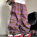 Pantalones de cuero cromado negro