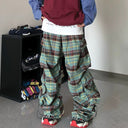 Pantalones de cuero cromado negro