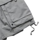 Short cargo en denim vieilli