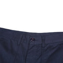 Pantalones de cuero cromado negro