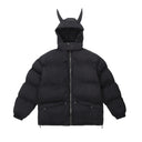 Horned Hooded Puffer Coat