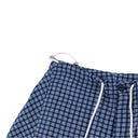 Pantalones de cuero cromado negro