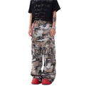 Pantalon cargo camouflage taupe