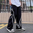 Striped Loose Jogger Pants