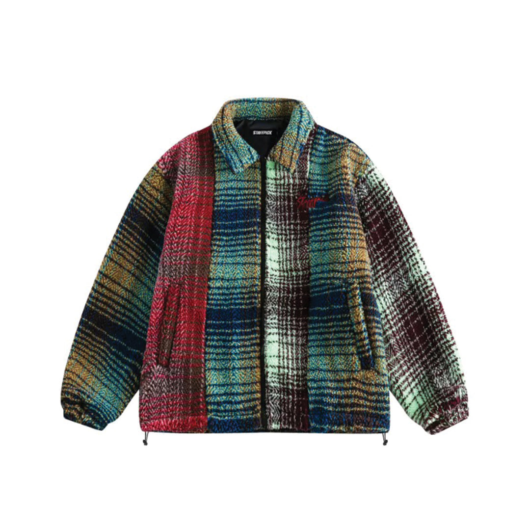 Contrast Plaid Jacket – Attere