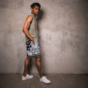 Paisley Print Basketball Shorts