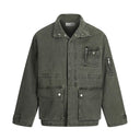 Chaqueta vaquera con parches cargo