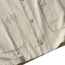 Camisa deshilachada con cuadros degradados
