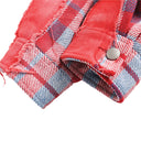 Vintage Plaid Denim Jacket