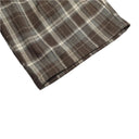 Checked Pleat Shorts