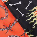 Camisa deshilachada con cuadros degradados