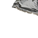 Sweat à capuche patchwork en denim vert
