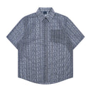 Sapphire Weave Short Sleeve