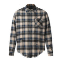 Indigo Wash Plaid Shirt