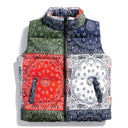 Paisley Puffer Vest