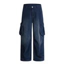 Indigo Gradient Cargo Trouser