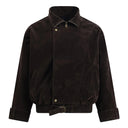Veste cargo patchwork en jean