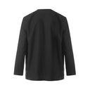 Blazer ajustado sin cuello negro