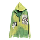 Static Dye Punk Hoodie