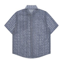 Sapphire Weave Short Sleeve