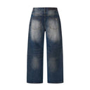 Scripted Indigo Denim Jeans