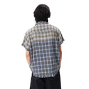 Gradient Raw Plaid Shirt