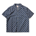 Indigo Grid Camp Collar