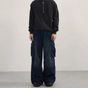 Indigo Gradient Cargo Trouser