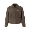 Veste cargo patchwork en jean