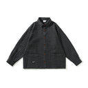 Veste cargo patchwork en jean