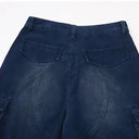 Indigo Gradient Cargo Trouser