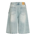 Horizon Fold Denim Shorts
