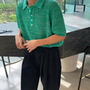 Marina Open Weave Knit Shirt