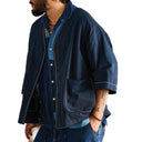 Camisa deshilachada con cuadros degradados