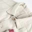 Veste cargo patchwork en jean