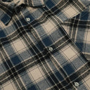 Indigo Wash Plaid Shirt