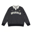 Stripe Letter Polo