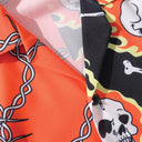 Camisa deshilachada con cuadros degradados