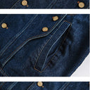 Bleu Travail Moderne Jacket