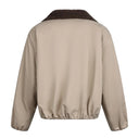 Taupe Shearling Jacket