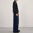 Indigo Gradient Cargo Trouser