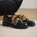 Bottes à bout carré en daim